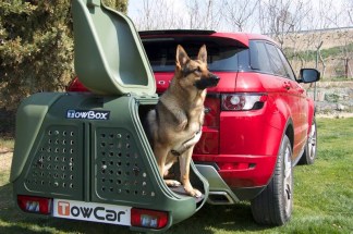 T2D000H portaperros TowBox Dog V2 Verde5